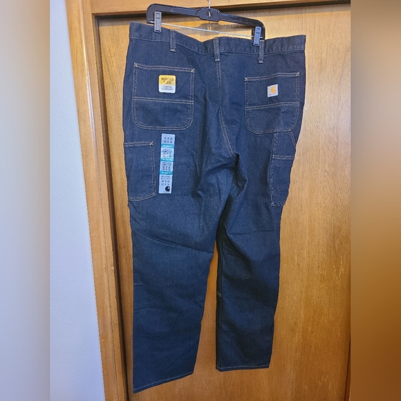 Carhartt Men's Dark Blue Relaxed Jeans - Picture 3 of 3